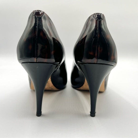 GIUSEPPE ZANOTTI BROWN PATENT LEATHER HEELS PUMPS HEELS MADE IN ITALY SIZE  40 - Picture 7 of 15